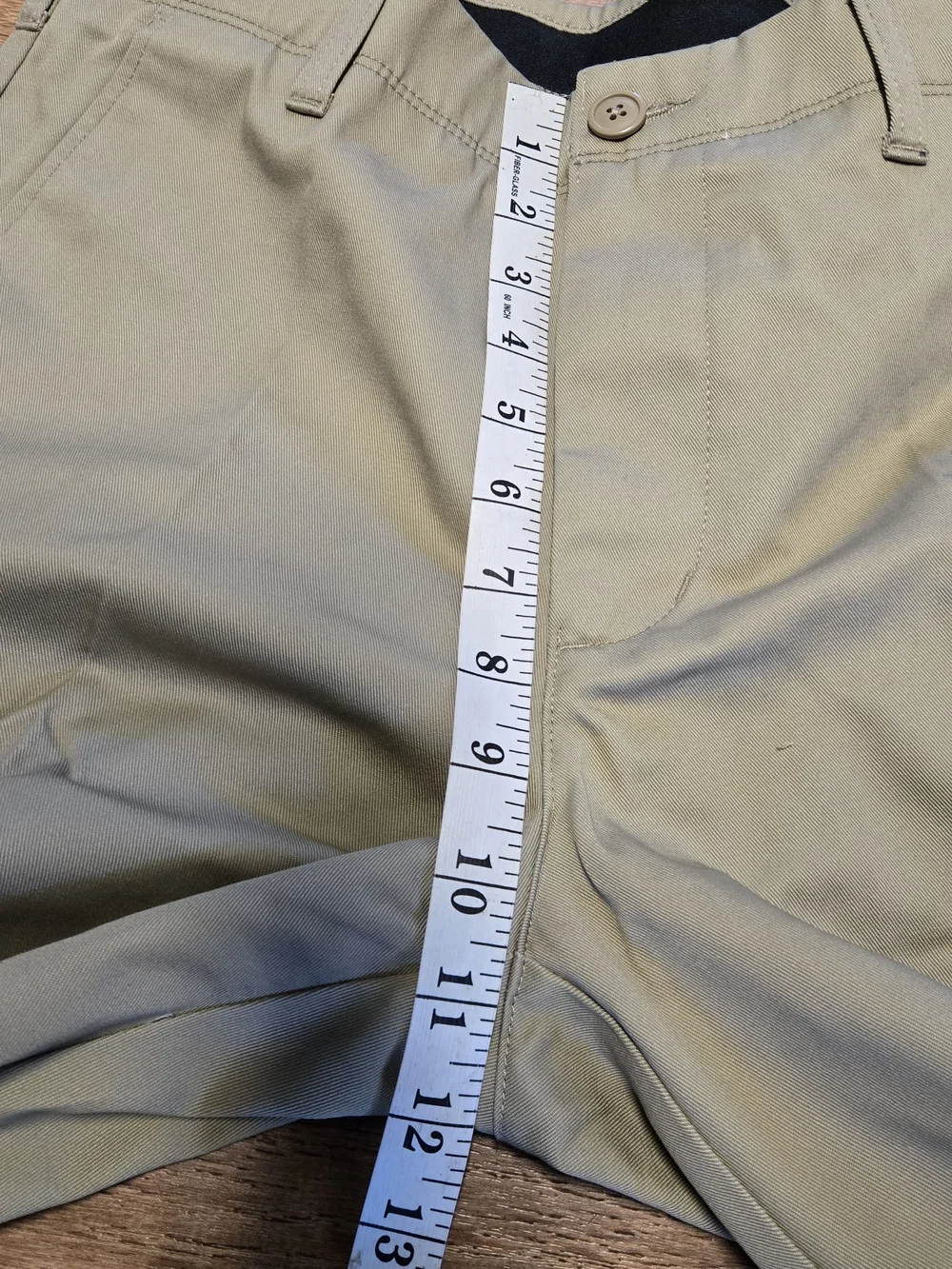 NWOT Lands' End Straight-Leg Chinos Light Khaki 30 X 32 Oeko-tex Traditional Fit